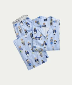 Heritage Polo Bear Woven Pajama Set