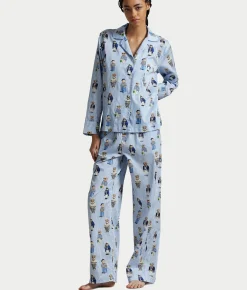 Heritage Polo Bear Woven Pajama Set