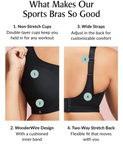 High Impact Seamless Underwire Sports Bra