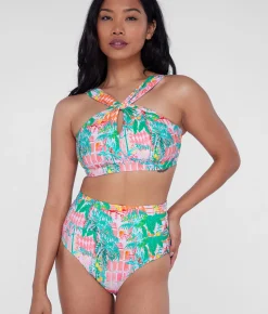 High-Neck Bikini Top
