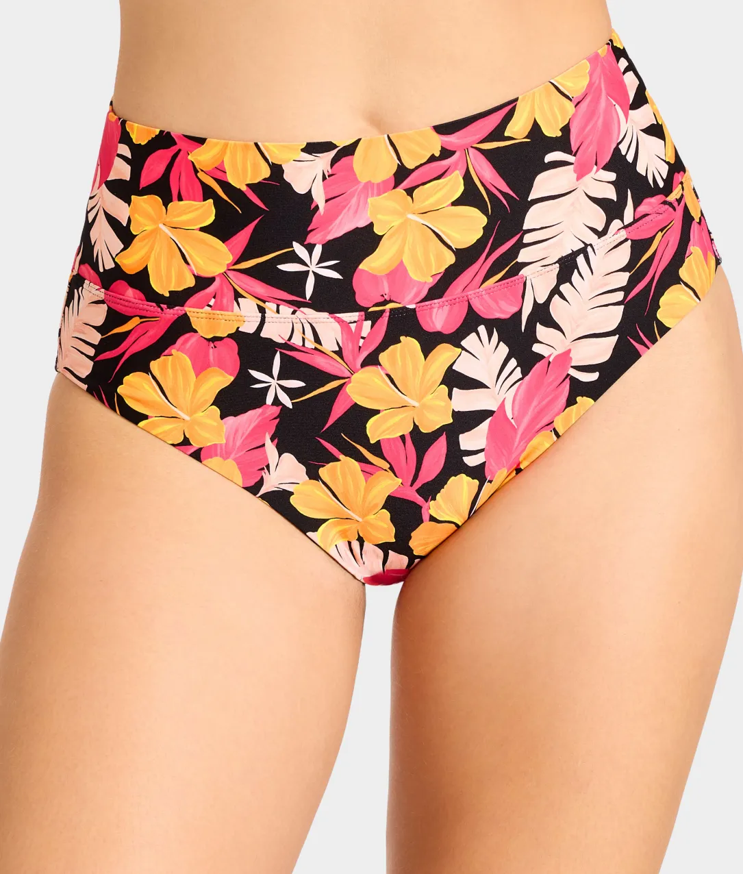 High-Waist Fold-Over Bikini Bottom