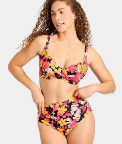 High-Waist Fold-Over Bikini Bottom