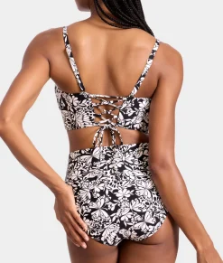 High-Waist Fold-Over Bikini Bottom