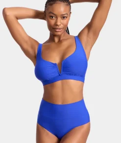 High-Waist Fold-Over Bikini Bottom
