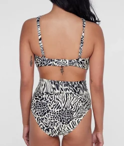High-Waist Fold-Over Bikini Bottom