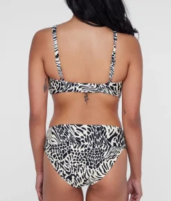 High-Waist Fold-Over Bikini Bottom