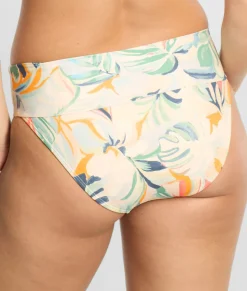 High-Waist Fold-Over Bikini Bottom