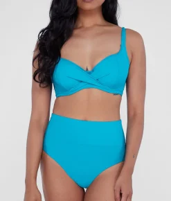 High-Waist Fold-Over Bikini Bottom