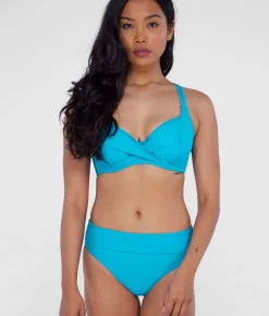 High-Waist Fold-Over Bikini Bottom