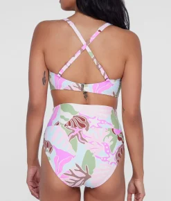 High-Waist Fold-Over Bikini Bottom