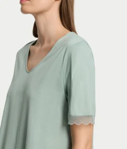 Inaya Scalloped Lace Cotton Nightgown