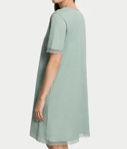 Inaya Scalloped Lace Cotton Nightgown