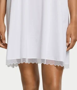 Inaya Scalloped Lace Cotton Nightgown