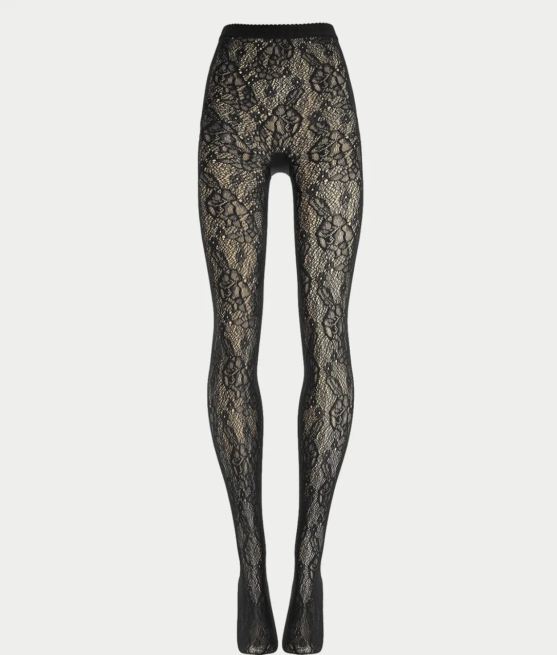 Infinite Rose Net Tights