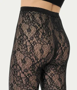 Infinite Rose Net Tights