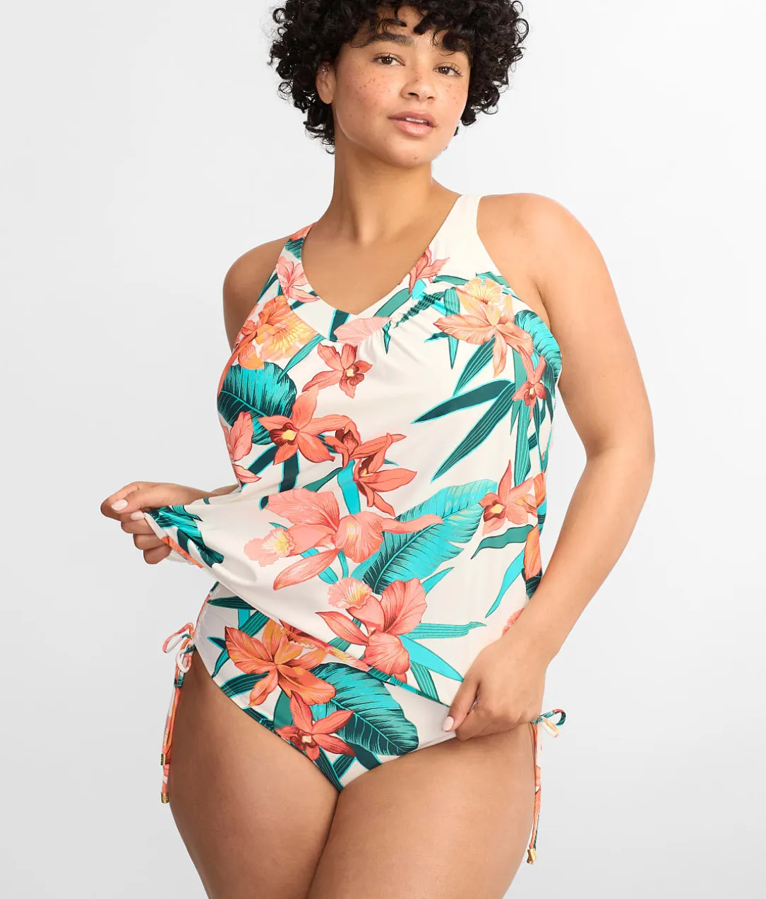 Island Flora Core Underwire Tankini Top