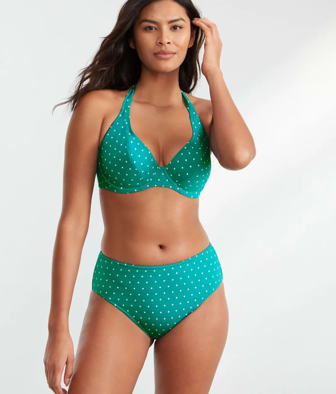 Jewel Cove Halter Bikini Top