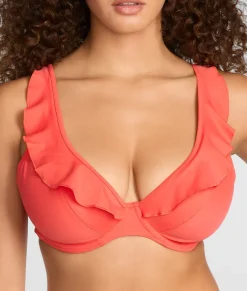 Jewel Cove Ruffled Bikini Top