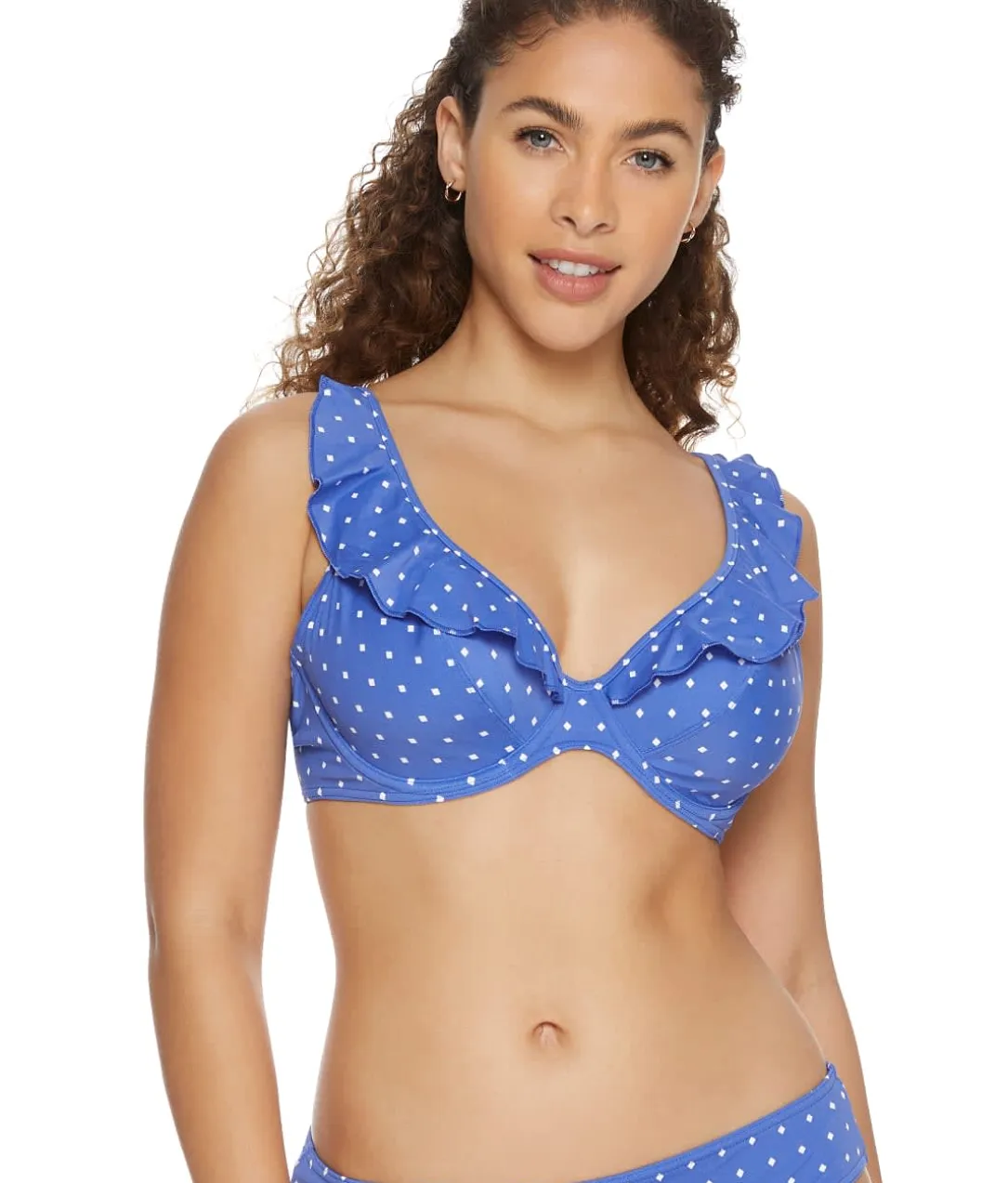 Jewel Cove Ruffled Bikini Top