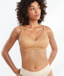 Jolie Jacquard Wire-Free Minimizer Bra