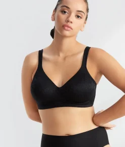 Jolie Jacquard Wire-Free Minimizer Bra
