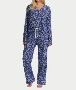 Jolly & Bright Long Sleeve Notch Pajama Set