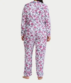 Jolly & Bright Long Sleeve Notch Pajama Set