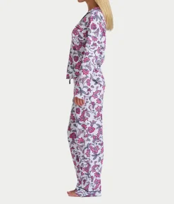 Jolly & Bright Long Sleeve Notch Pajama Set
