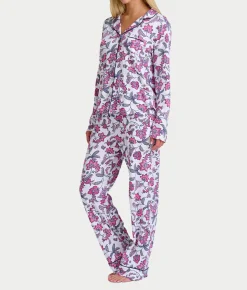 Jolly & Bright Long Sleeve Notch Pajama Set