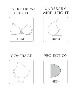 Josephine Full Coverage Lacy Bra