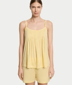 Juliet Pleated Cotton Pajama Set