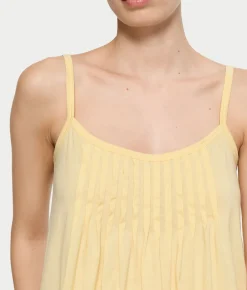 Juliet Pleated Cotton Pajama Set