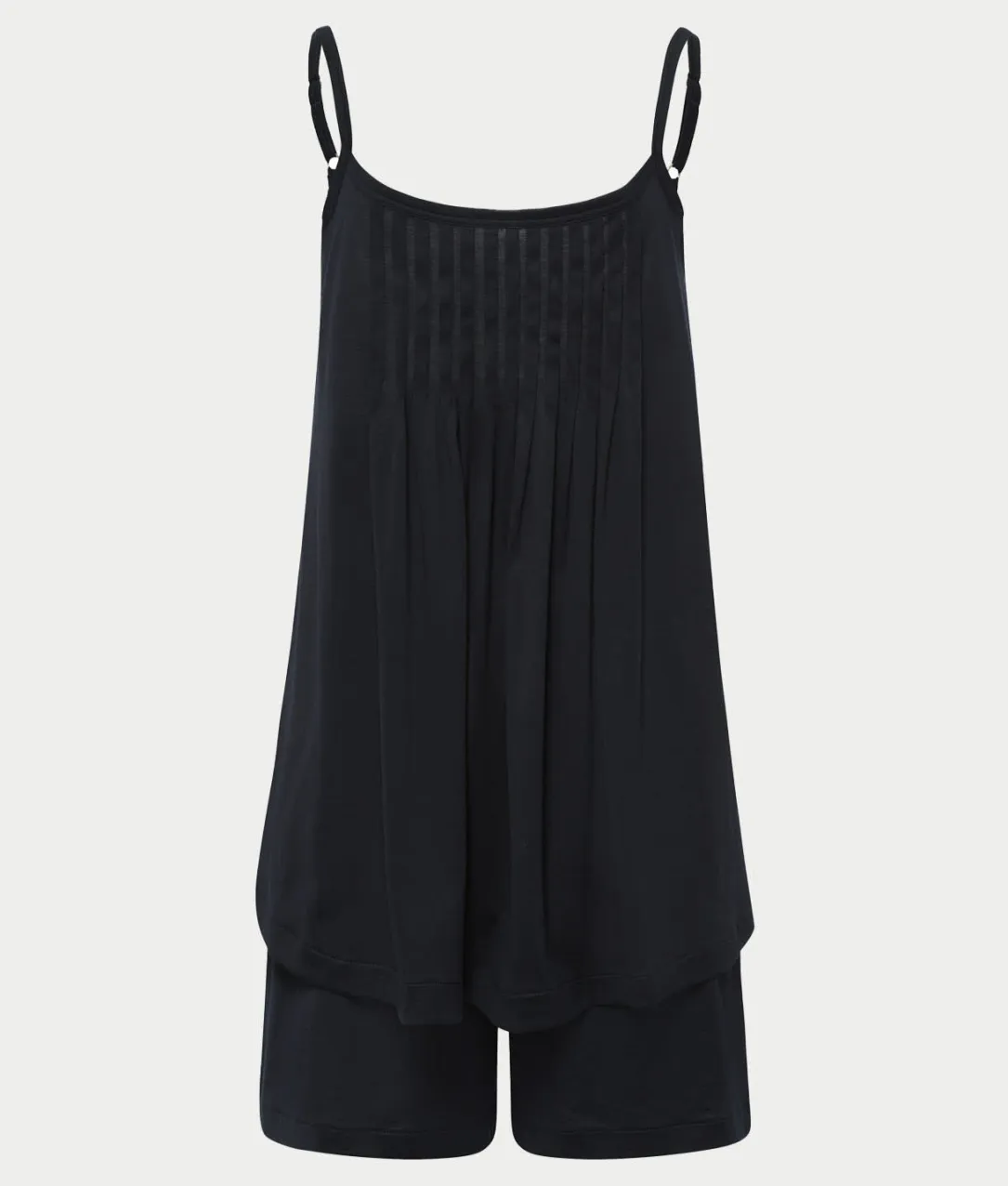 Juliet Pleated Cotton Pajama Set