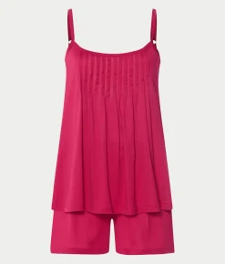 Juliet Pleated Cotton Pajama Set