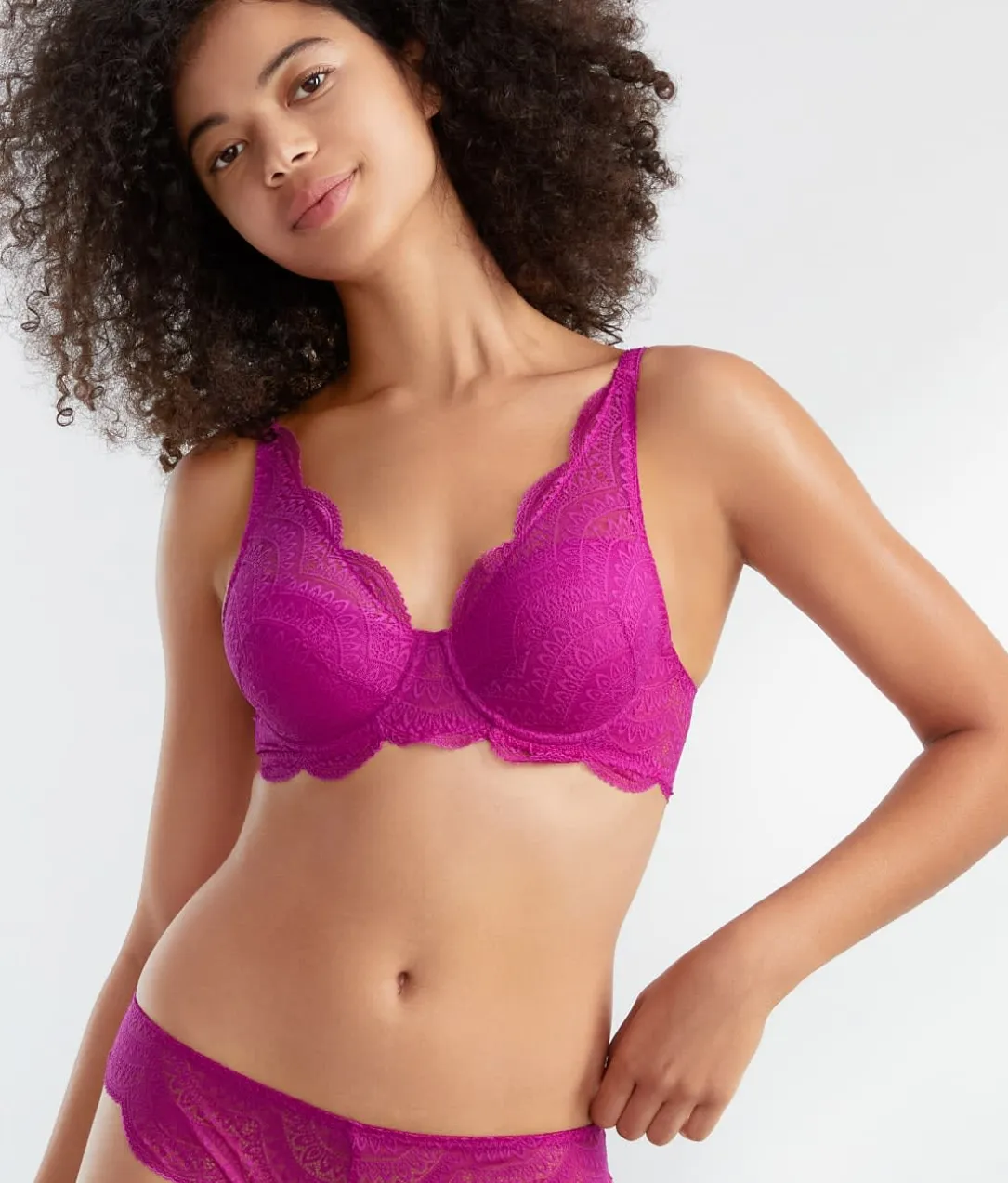 Karma 3D Triangle Lace Bra