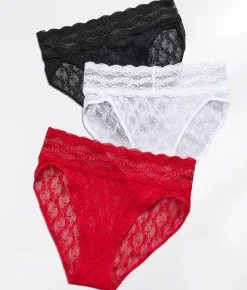 Lace Kiss Hi-Cut Brief 3-Pack