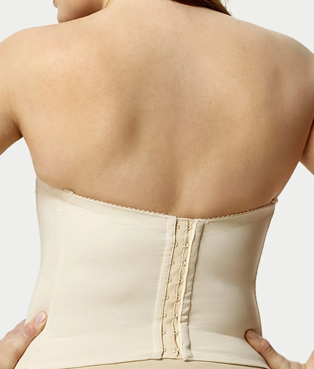 Lace Strapless Longline Bra