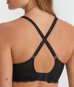 Lace Unlined Side Support Bra