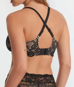 Lace Unlined Side Support Bra