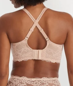 Lace Unlined Side Support Bra