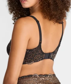 Lace Unlined Side Support Bra