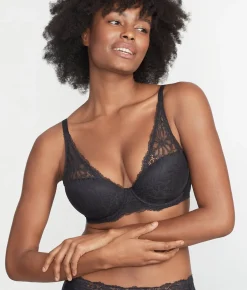 Lightly Lined Lace Plunge Bra