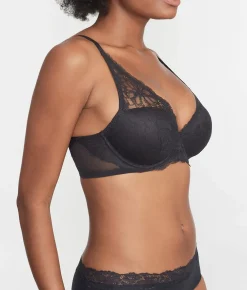 Lightly Lined Lace Plunge Bra