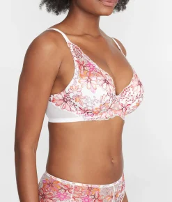 Lightly Lined Lace Plunge Bra