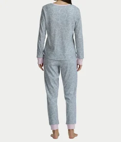 Long Sleeve Rib Henley Jogger Set