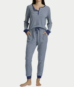 Long Sleeve Rib Henley Jogger Set