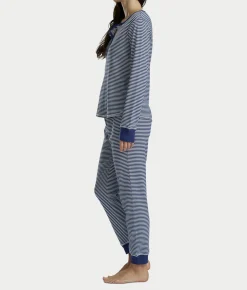 Long Sleeve Rib Henley Jogger Set