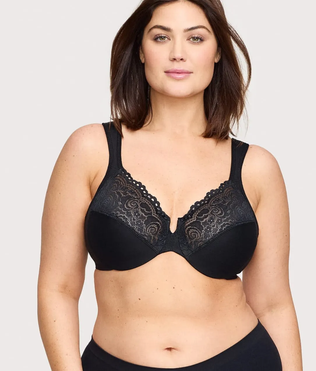 Low Cut WonderWire Lace Bra