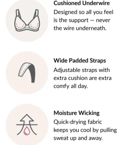 Low Cut WonderWire Lace Bra