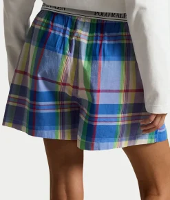 Madras Plaid Woven Boxer